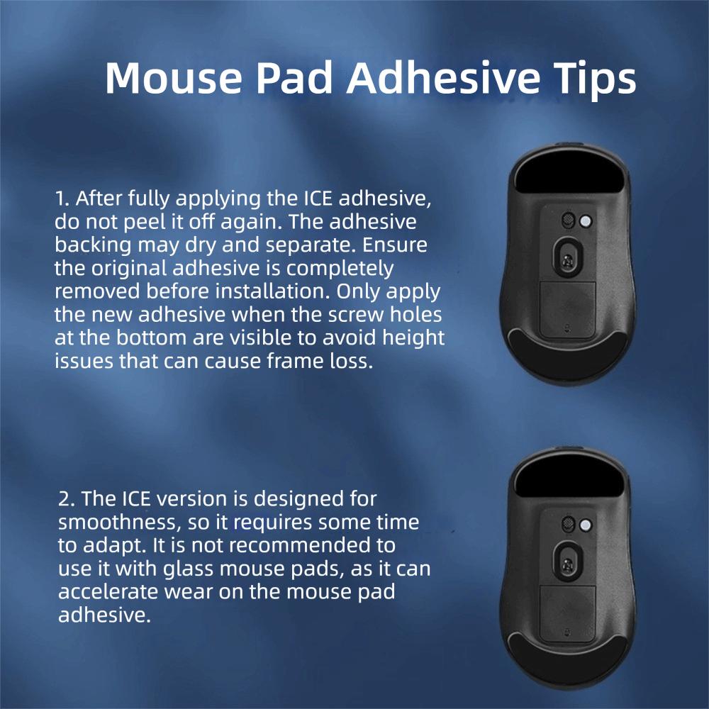 Wear-Resistant Replacement Foot Covers Mouse Skate Glides for Rapoo VT0 MAX Gaming Mice