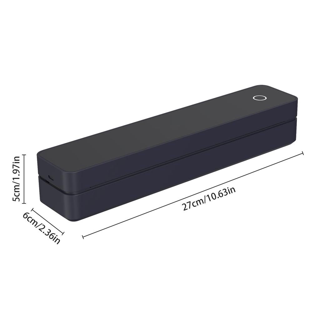 Drukarka termiczna do szablonów tatuażu A4 z obsługą papieru do transferu tatuażu, aplikacja BT dla papieru termicznego 107 mm/210 mm/216 mm/ US Letter