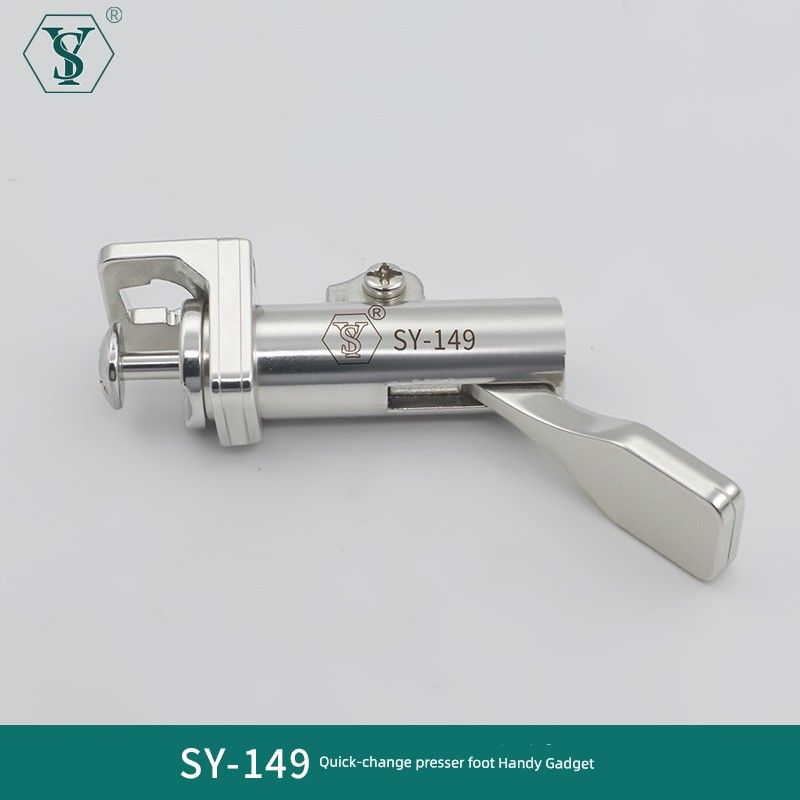 

New Arrival Sy-149 Machine Flat Quick Change Presser Foot Handy Gadget Change in Seconds Presser Foot Tool Easy Replacement Not Tired Hands SY-149 (Quick-change presser foot Handy Gadget) 1