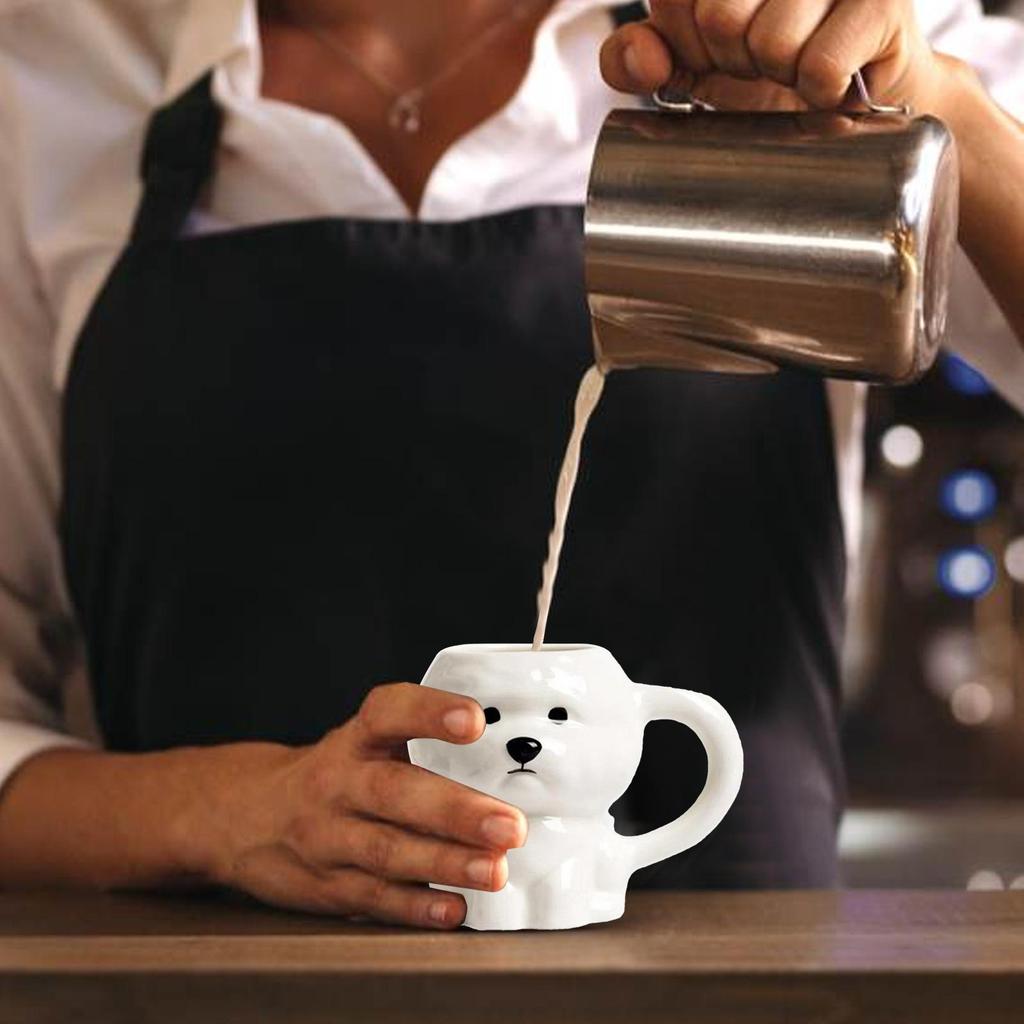 Animal Mug Cute Dog Tea Mug 340ml Ceramic 3D Puppy Novelty Cup For Women Men Dad Lovers On Mothers Day Fathers Day Home