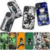 Cartoon Narutos Rock Lee Kakashi Case for Samsung Galaxy A25 A37 A57 A12 A14 A31 A41 A50 A51 A70 A71 A72 A21S M15 Note 20 9 8 10