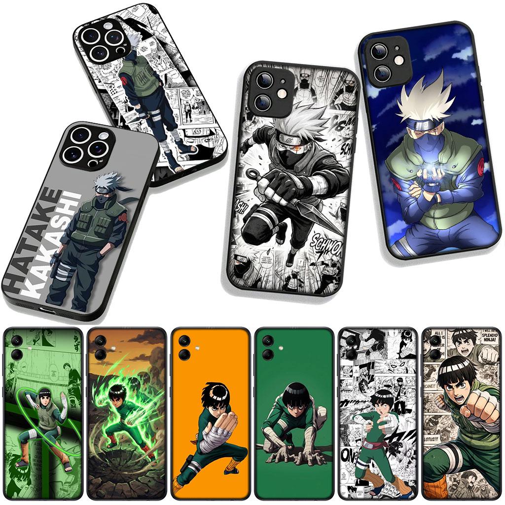 Cartoon Narutos Rock Lee Kakashi Case for Samsung Galaxy A25 A37 A57 A12 A14 A31 A41 A50 A51 A70 A71 A72 A21S M15 Note 20 9 8 10