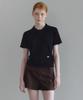 MICANE Stevie Basic Collared Shorts Sleeve Knit