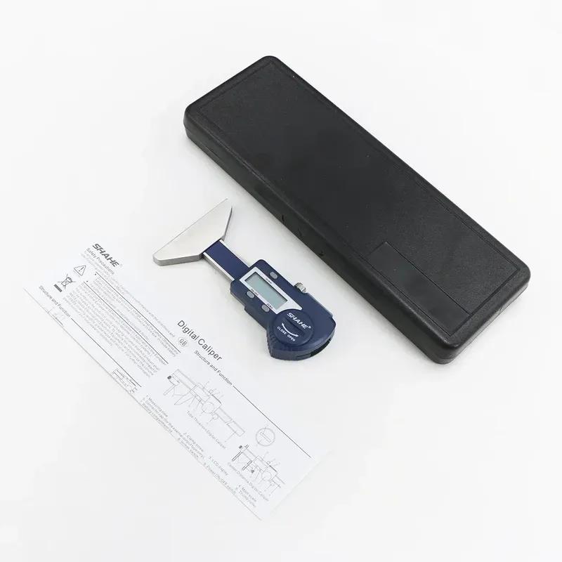 SHAHE Digital Depth Gauge 0-25mm/0-50 Mm Tread Depth Gauge For Car Tire Digital Depth Calipers Measuring Tools