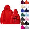 Unisex Fashion Casual Long Sleeved Round Neck Loose Plush Pullover With Rope Hoodie