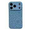 Luxury Camellia Leather Texture Phone Case for iPhone 17 Pro Max & 16, Autumn/Winter Edition