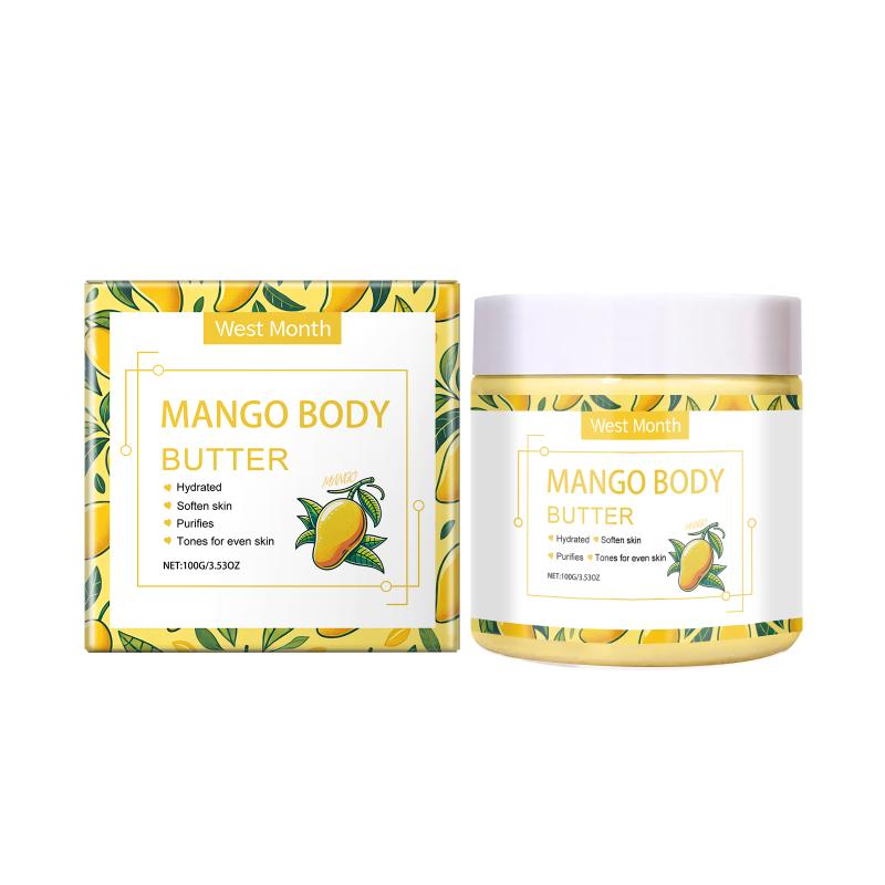 Mango Körperbutter Für Tägliche Hautfeuchtigkeit Reduziert Trockenheit Und Rauheit Verbessert Glätte Nährende Körpercreme