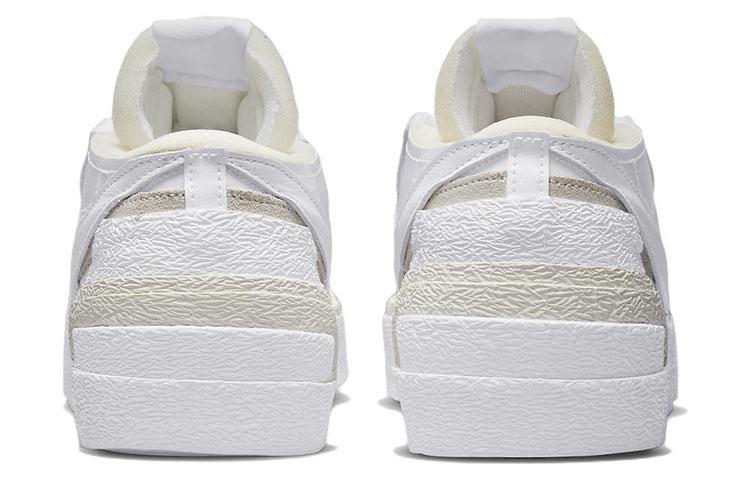 Nike Blazer Low Sacai Λευκό Δέρμα Πατέντας DM6443-100