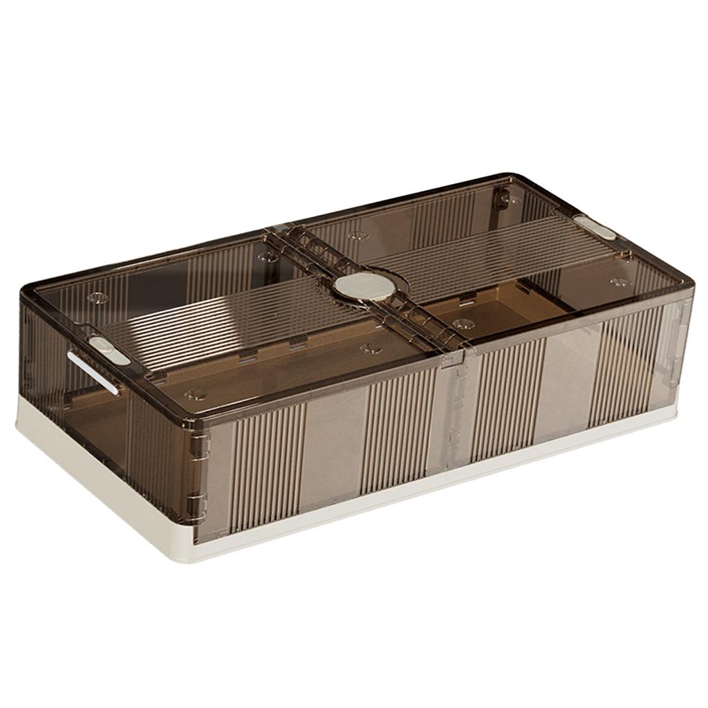 Under Bed Storage Containers Foldable Rolling Storage Bins Plastic Clothes Organizer with Wheels