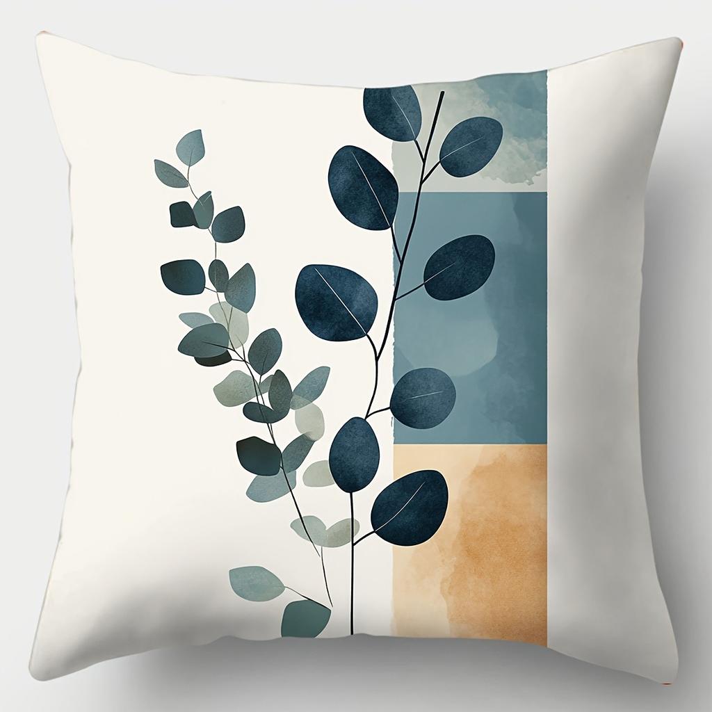Simple Geometric Pattern Home Decor Pillowcase Bedroom Living Room Sofa Decoration Polyester Cushion Cover with Zipper