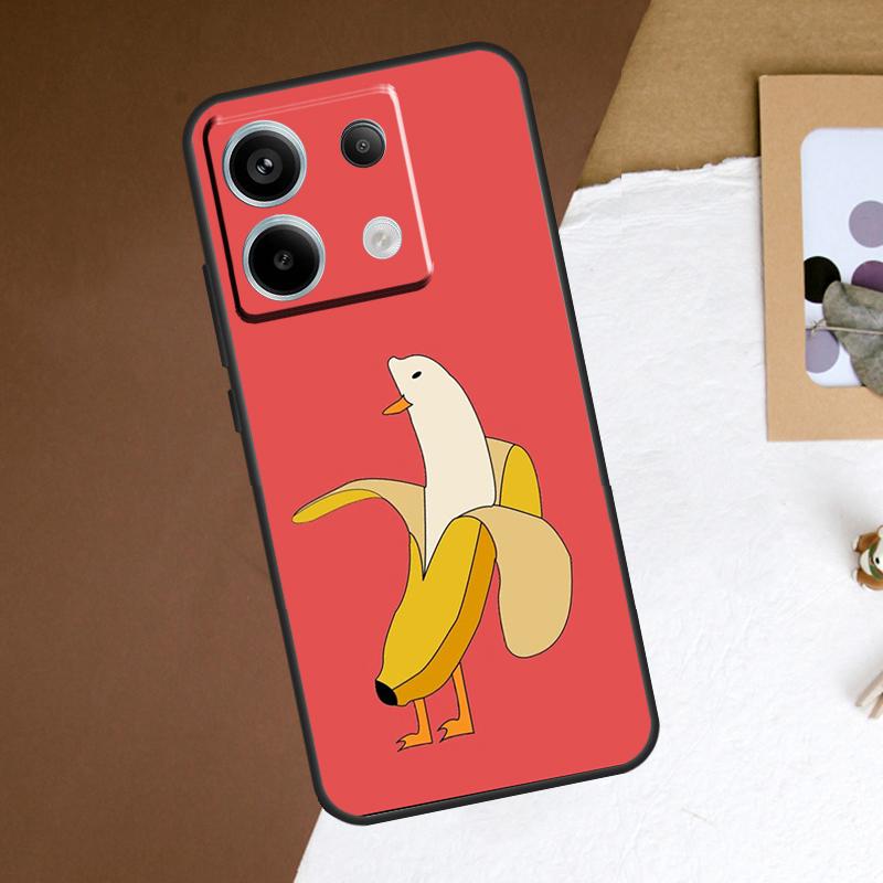Memes Cartoon Funny Banana Phone Case For Redmi Note 12 13 Pro Plus 9 10 11 Pro 9S 10S 11S 12S Redmi 10C 12C 13C Cover
