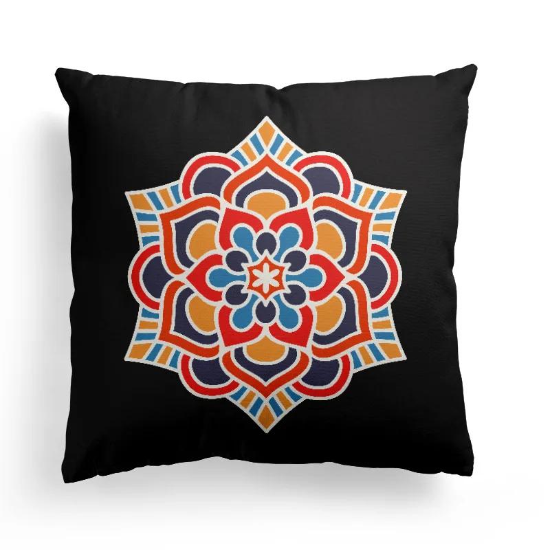 Creative Modern Ethnic Geometry Pillowcase Simple Black/White Sofa Cushion Case Hot Nordic Livingroom Bedroom Decorative Pillows