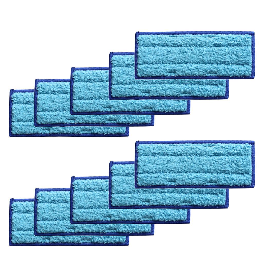 10 Pcs Washable Mopping Cleaning Pads Wet Sweeping Pad Replacement for  240 241 Sweeper Easy to Clean