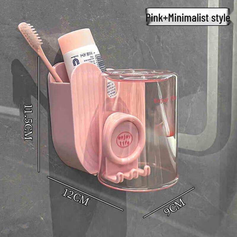 

Настінний набір для зубної щітки та склянка Aige