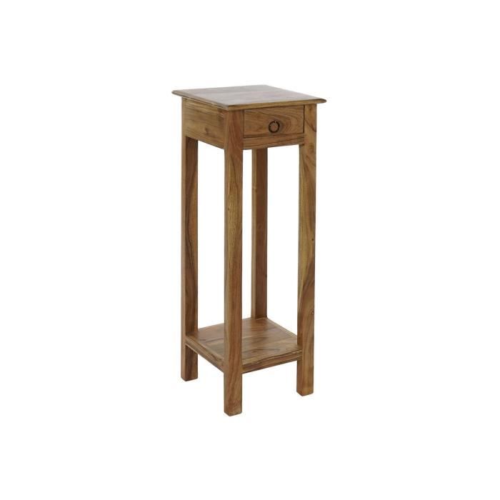 Table D'appoint Acacia 30 X 30 X 86 Cm