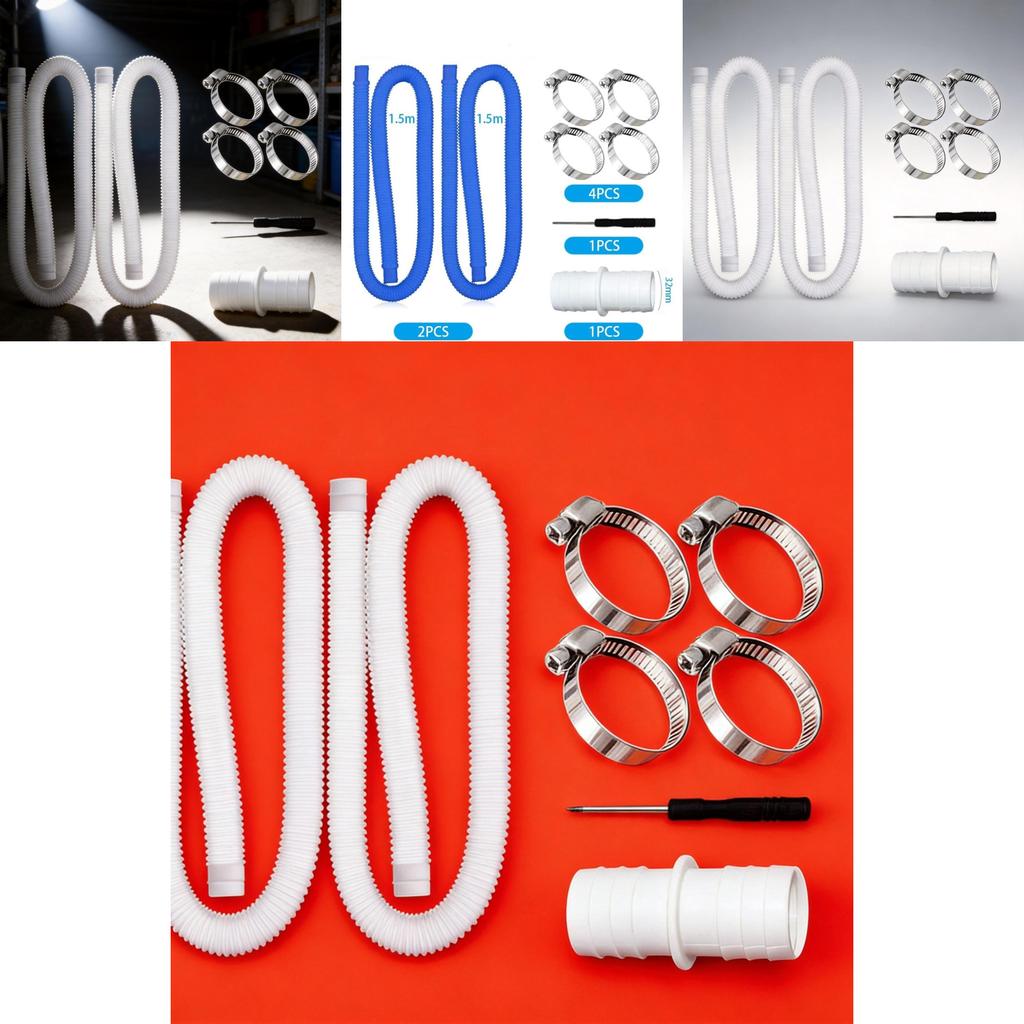 Mangueira para Piscina Intex 32mm Material PE Tubo de Reposição Para Circulação de Água da Piscina
