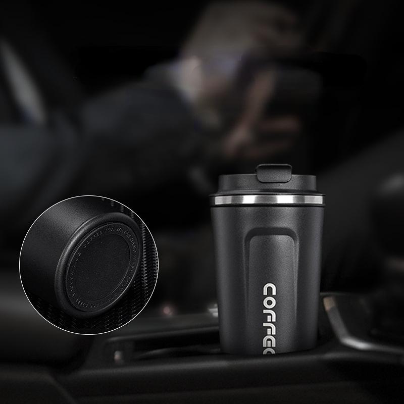 Coffee Cup Thermos Cup 380ml/510ml Vacuum Flasks Portable Stainless Steel Thermos Cup Water Bottle Travel Tea Mug Office Thermos Cup