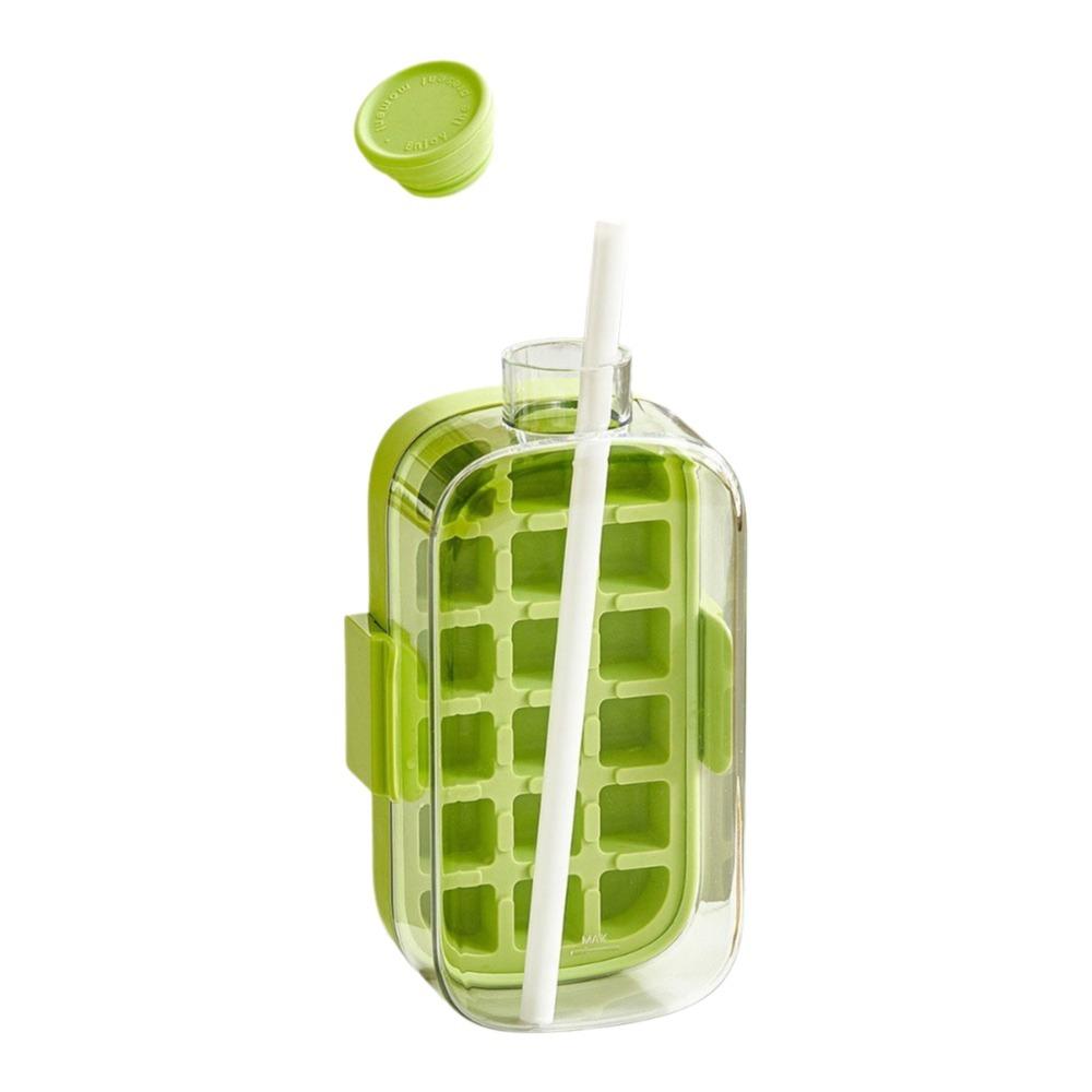 No Touch Design Ice Cube Mold Press Type Ice Make Bottle Cooling Cup Water Bottle  Whiskey Drinks