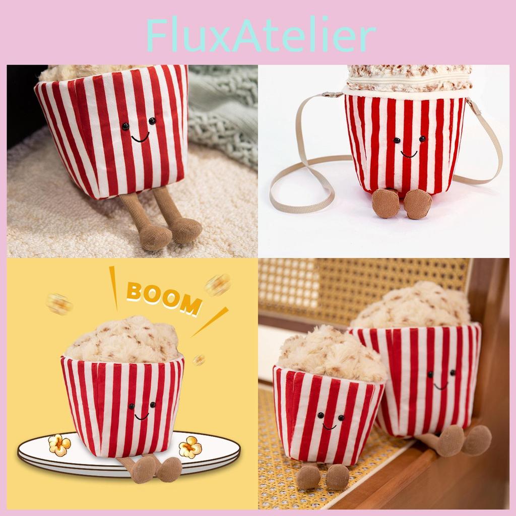 Toy Plush Popcorn Keychain  For Kids Party Gifts Doll Stuffed