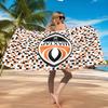 Asciugamano da Spiaggia con Design dello Stemma dello Shakhtar Donetsk, Asciugatura Rapida, Facile da Curare, Adatto Sia per il Fitness che per le Vacanze al Mare, Essenziale per lo Sport