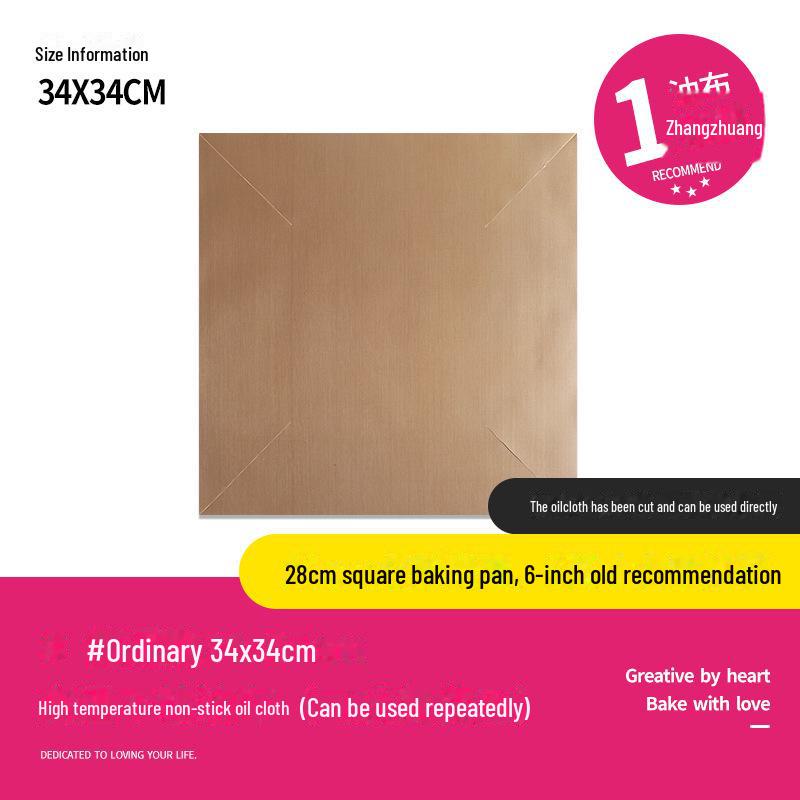 Vysokoteplotně odolný nepřilnavý pečicí papír pro opakované použití