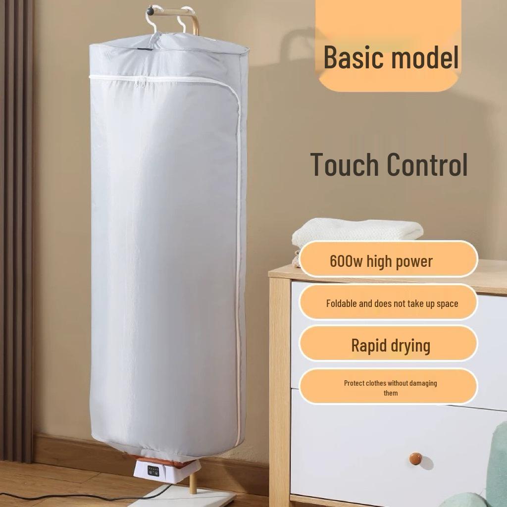 Compact Multifunctional Dryer: Quick Dry for Shoes, Clothes, and Blankets with Dust Mite Removal for Home and Dorm Use.