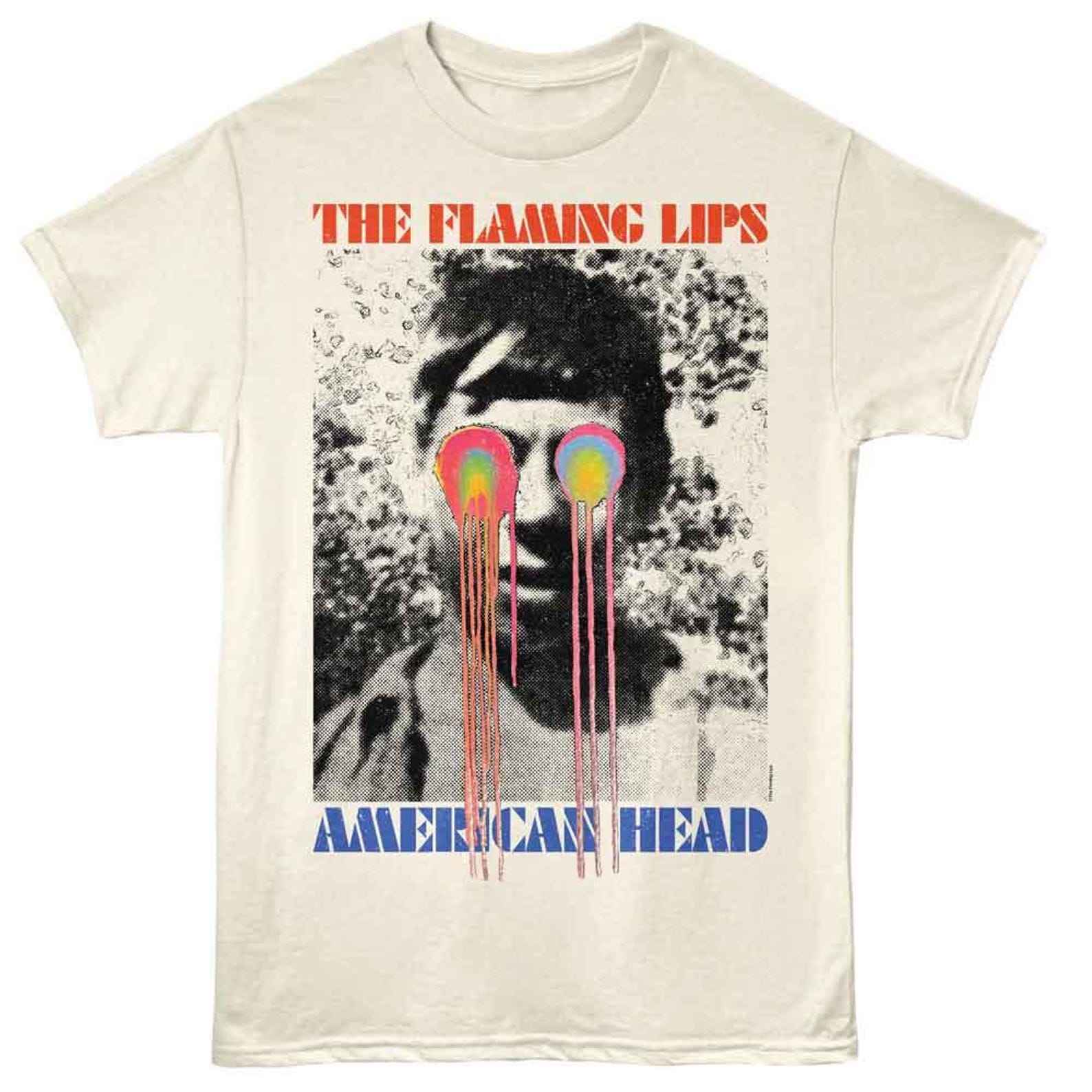 The Flaming Lips American Head Natural T-Shirt L