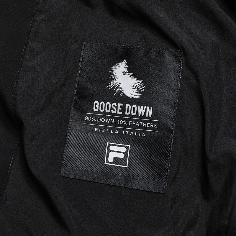 Fila White Casual Classic Warm Soft Stretch Hooded Down Jacket Women Jackets F11W543906FBK