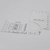 T Shirt Ruler Guide 18 Inch Acrylic Round Neck T Shirt Alignment Tool Sewing Supply for Heat Press Accessories