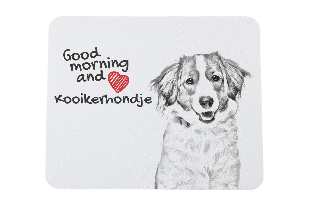 Kooikerhondje - Mauspadd mit Aufdruck, personalisiertes Mauspadd mit Hunde-Motiv, einzigartiges Gadget für einen Büroangestellten von der Marke Art-Dog