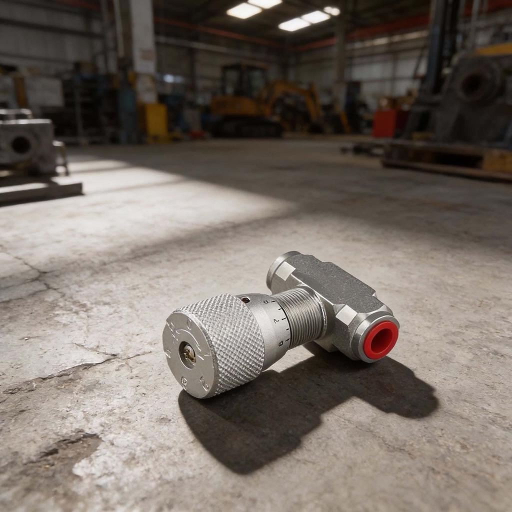Two Way Hydraulic Flow Control Valve STB Carbon Steel Body 1 4 Inch 3 8 Inch Thread for Hydraulic Pneumatic and Fluid Systems