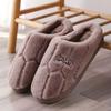 Order Two Size Up Women's Slippers Autumn Warm Plush Slipper Bedroom Ladies Comfortable Soft Cotton Shoes
