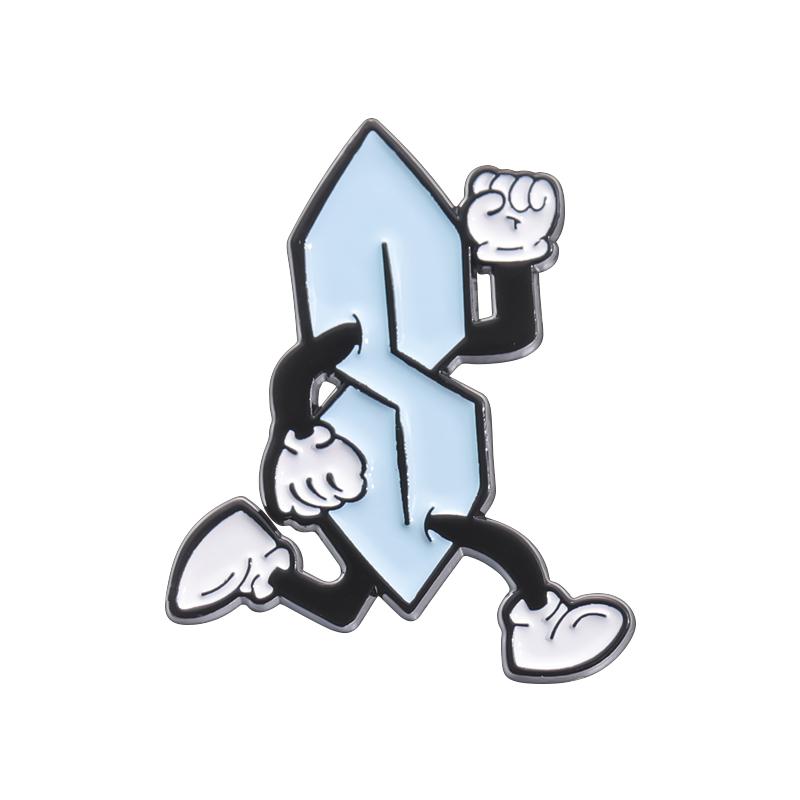 

Мультяшные Креативные Эмалевые Значки Погони, Настраиваемые Броши Погони за Карандашом, Нагрудные Значки, Забавные Украшения, Подарок для Друзей