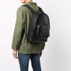 Emporio Armani Zipper Leather Backpack Large Men backpack Black Y4O334-Y068E-80001