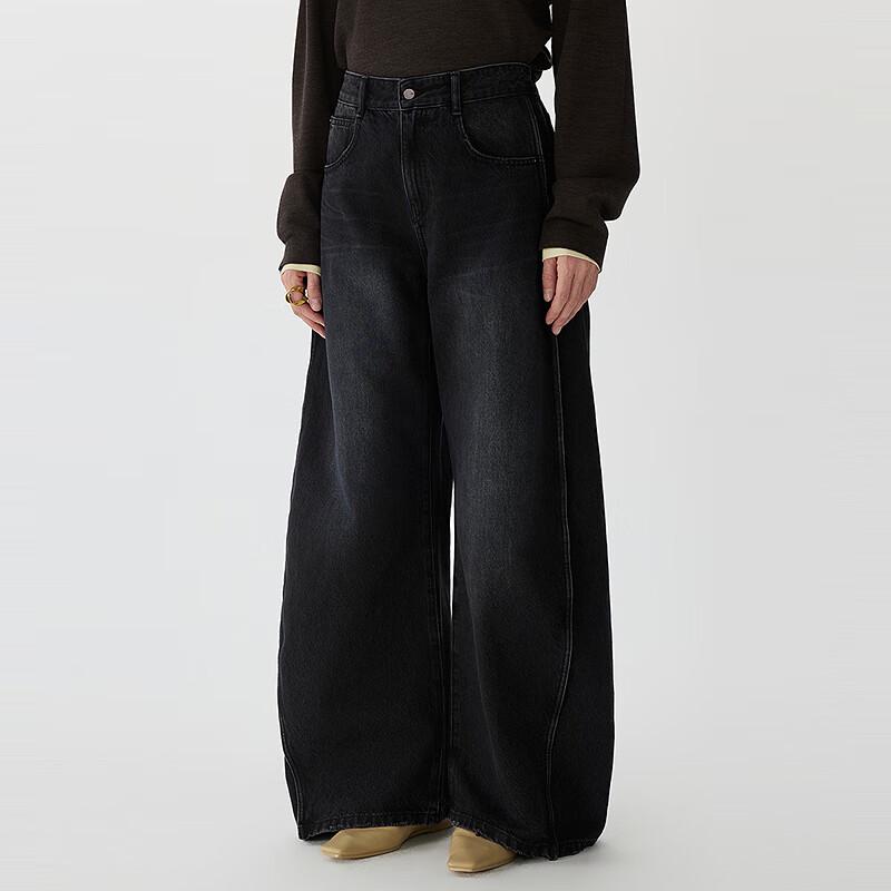 

JNBY 2025 Spring Loose Fit Denim Jeans