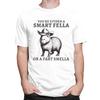 Funny Capybara YouRe Either A Smart Fella Or A Fart Smella Tshirt Unisex Short Sleeves Clothing Loose Fit 100 Cotton Tee Tops