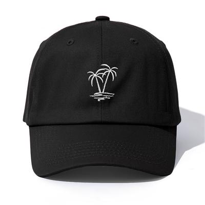 1pc PALM TREE Embroidery Baseball Cap for AdultsMinimalist Retro Style Casual Soft Adjustable Dad HatPerfect As Gift