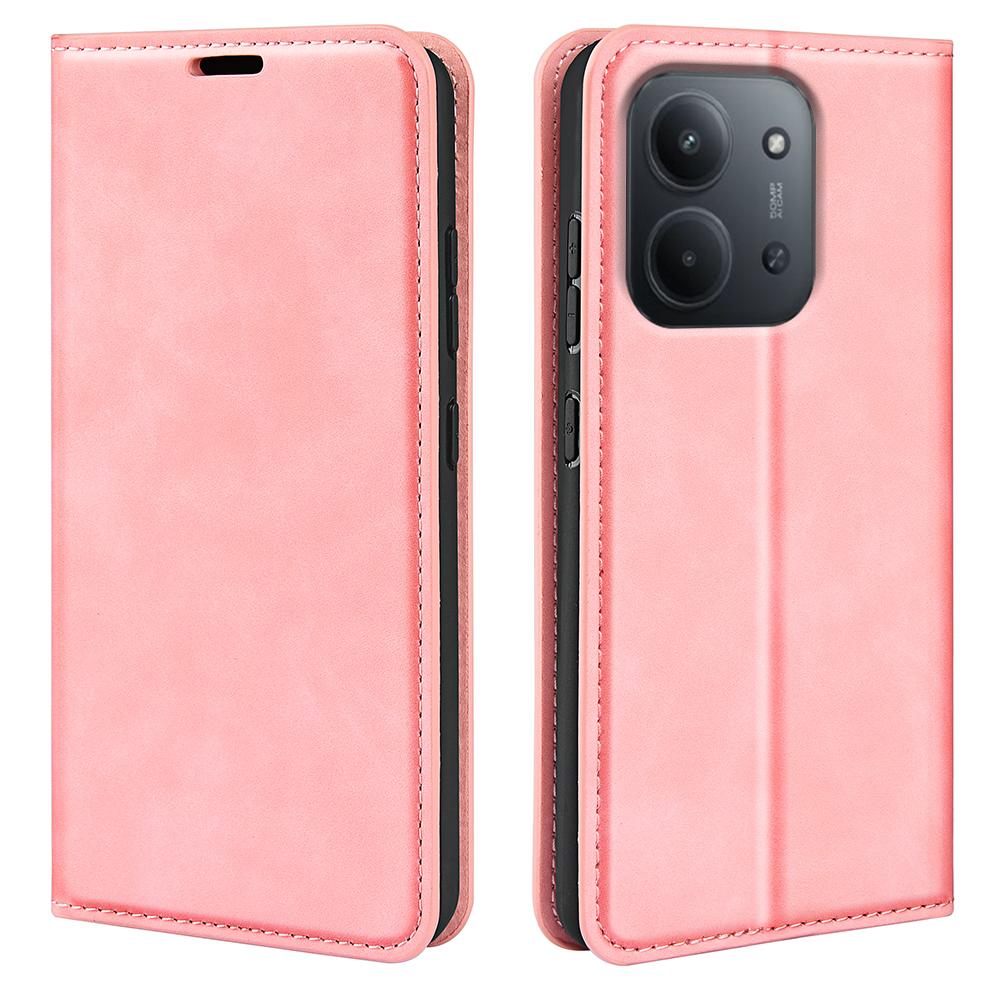 Für Xiaomi Redmi 15C 5G (EU) (173 mm)/Xiaomi Redmi 15C 4G (EU) (173 mm) Hülle Skin Touch Leder Brieftasche Handyhülle