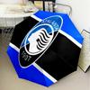 Atlanta Fc Emblem Design Automatic Folding Umbrella - 8-Rib Travel Umbrella with Auto Open/Close & Portable Gifts for holidays or birthdays