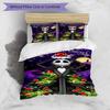 3pcs Duvet Cover Set (1*Duvet Cover + 2*Pillowcase, Without Core), The Nightmare Before Christmas Print Bedding Set, Bedroom Decor, All‑Season, Birthd
