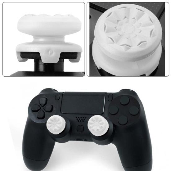 2Pcs Thumbstick Grip Hat Cover Extender Gaming Joystick for PS4 Game Controller