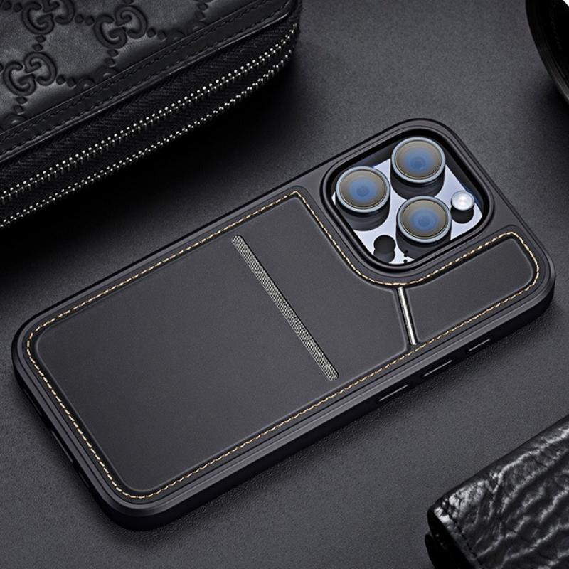 Suitable for IPhone16Pro Case MagSafe Magnetic Plug-in Card 14/13 Stand Apple 15 Case