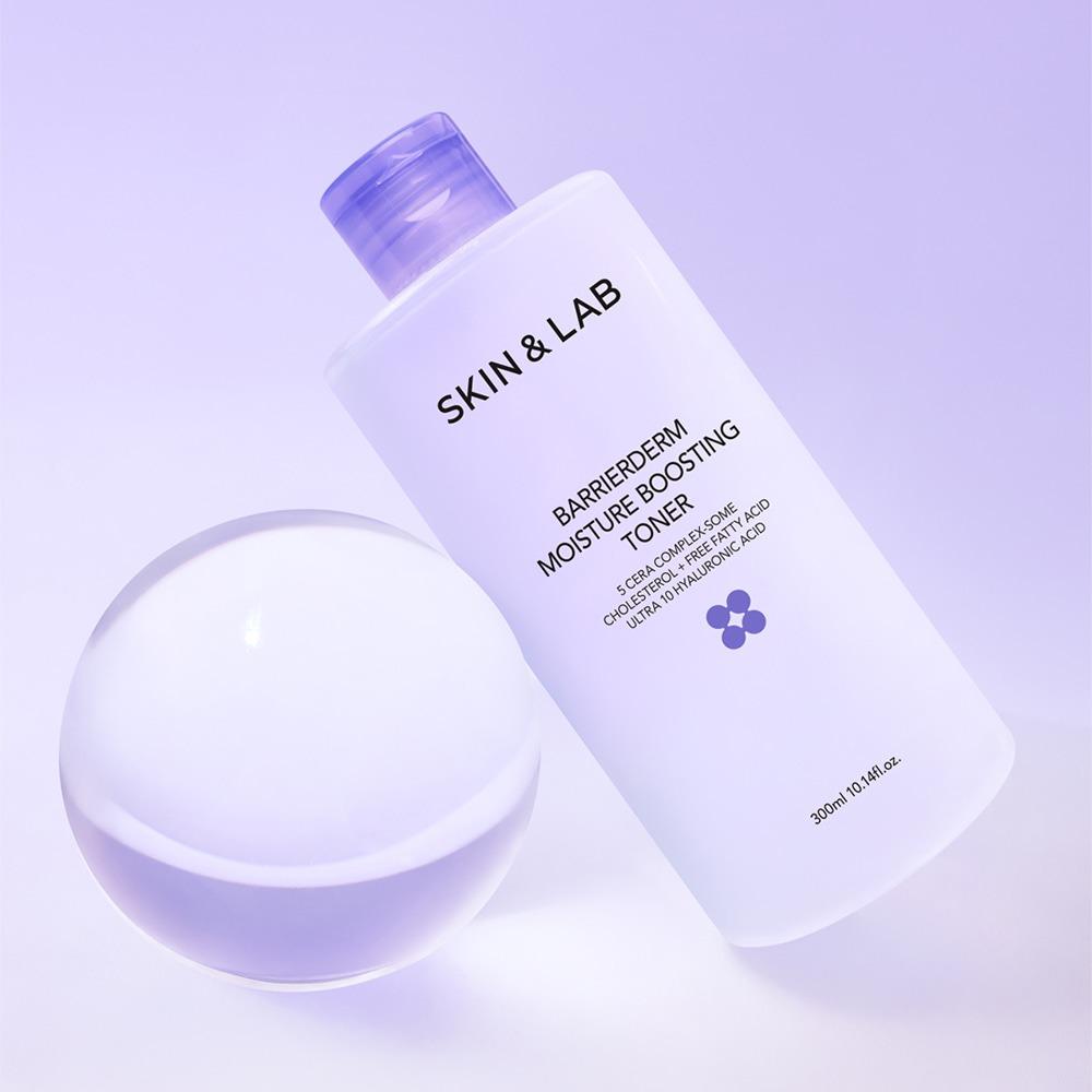 SKIN&LAB Barrierderm Moisture Boosting Toner Hydrating Strengthening 300ml Facial Toner Daily Skincare