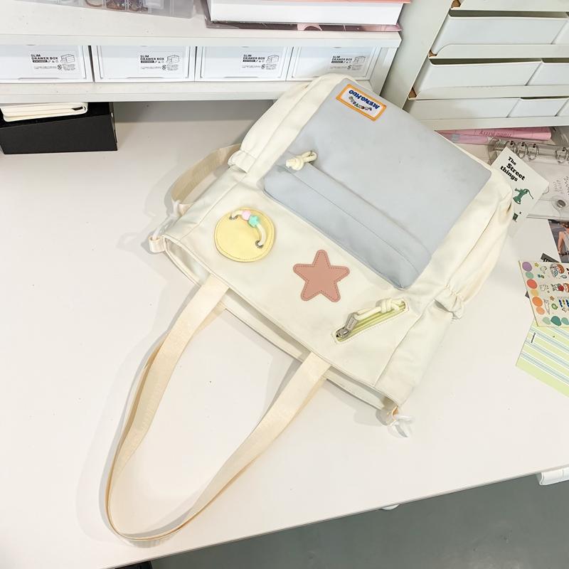 Сумка через плечо женская сумка большой вместимости сумка для школьников сумка — фото 11