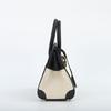 Borsa a tracolla da donna in tela platino e pelle patchwork