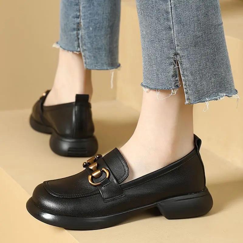 Round Toe Ladies Pumps Low Heel Elegant Casual Women's Shoes Luxury On Offer High Quality Sale Promotion Hot Price Fashion
