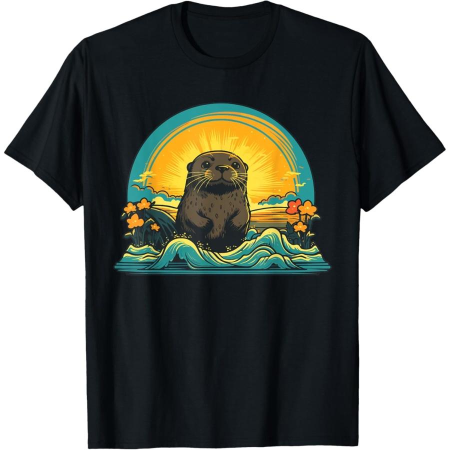 Otter Sunrise T-Shirt S