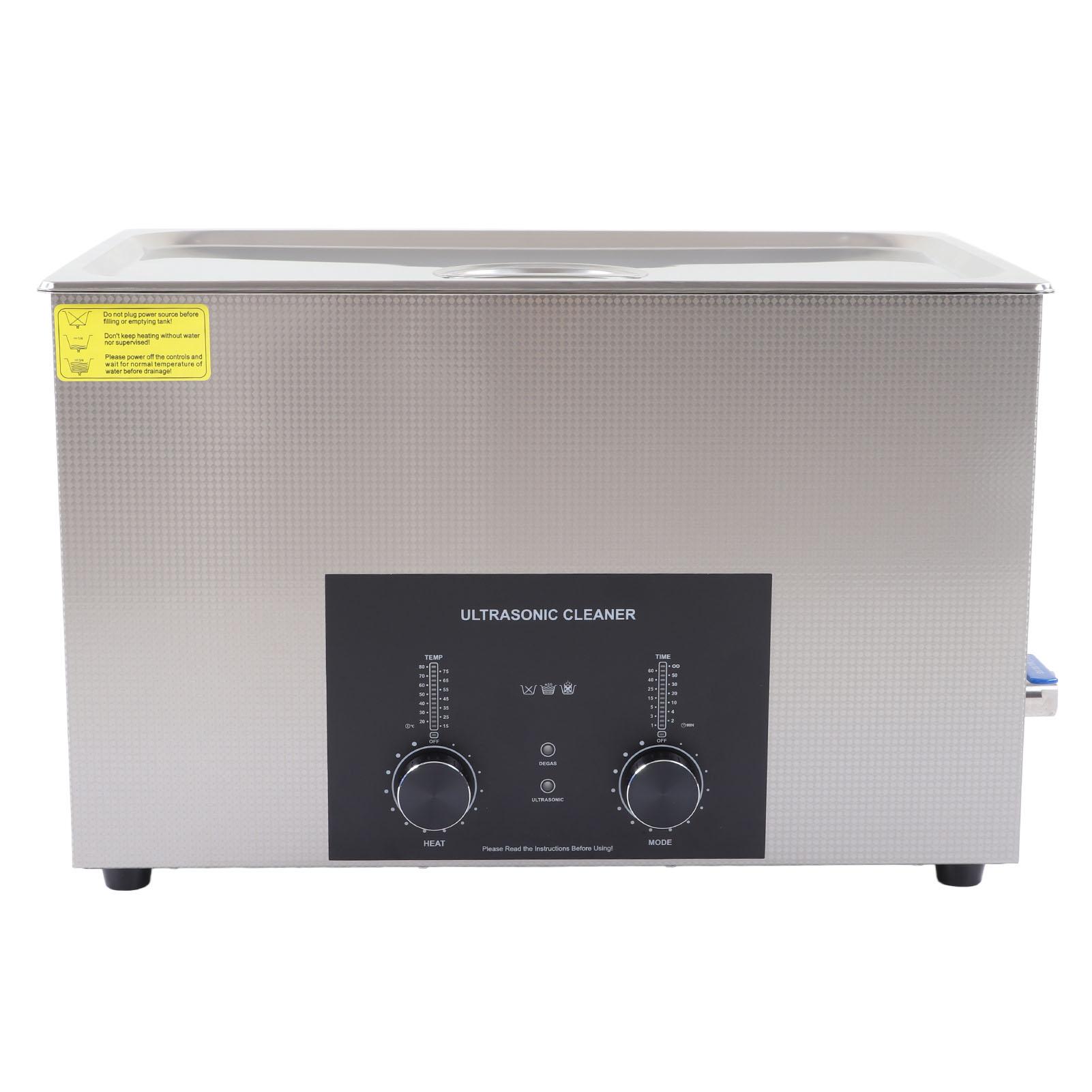 Ультразвуковая мойка Регулируемая ультразвуковая машина для дегазации 30 л для зубных протезов, монет, печатных плат, лабораторий, вилка ЕС AC220В