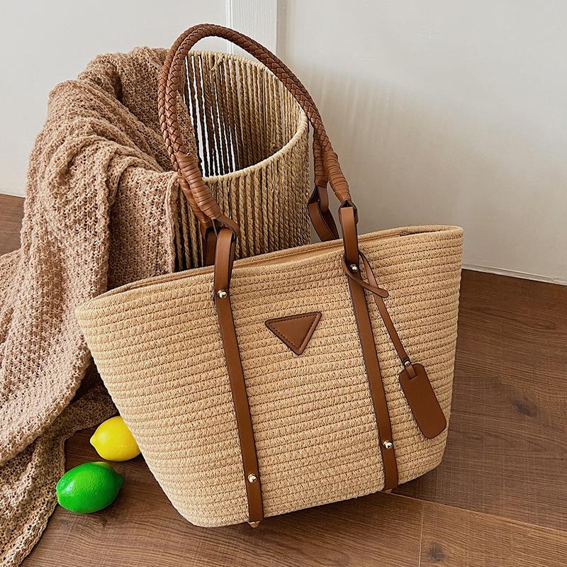 Einschulter-Beuteltasche, Handgehaltene Gemüsekorbtasche, Strandtasche