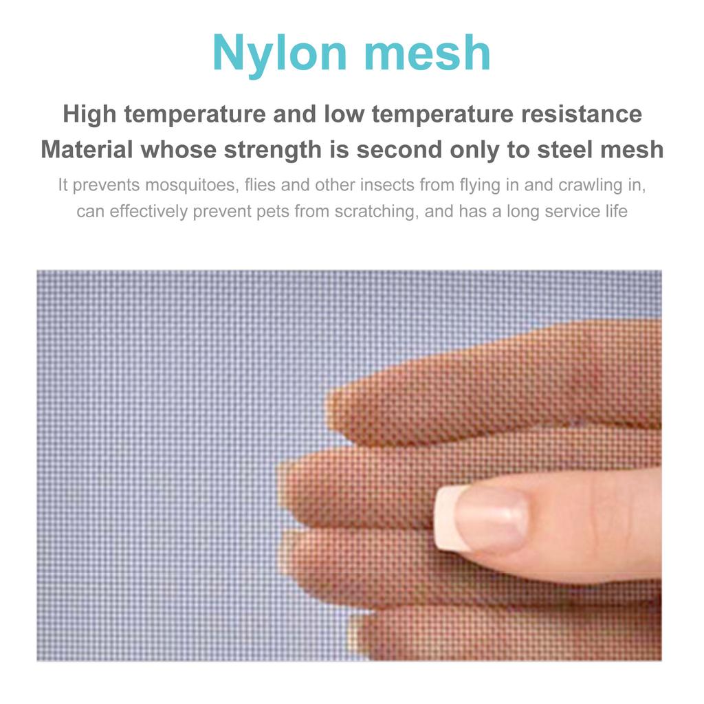 Pet Screen Door Cat Door Sliding Screen Pet Door with Magnetic Flap Lock Automatically for Small